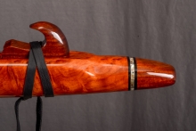 Redwood Burl Native American Flute, Minor, Low D-3, #L30F (10)